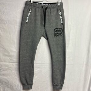 ECKO UNLTD Men’s Grey Fleece Jogger Pants Size Small